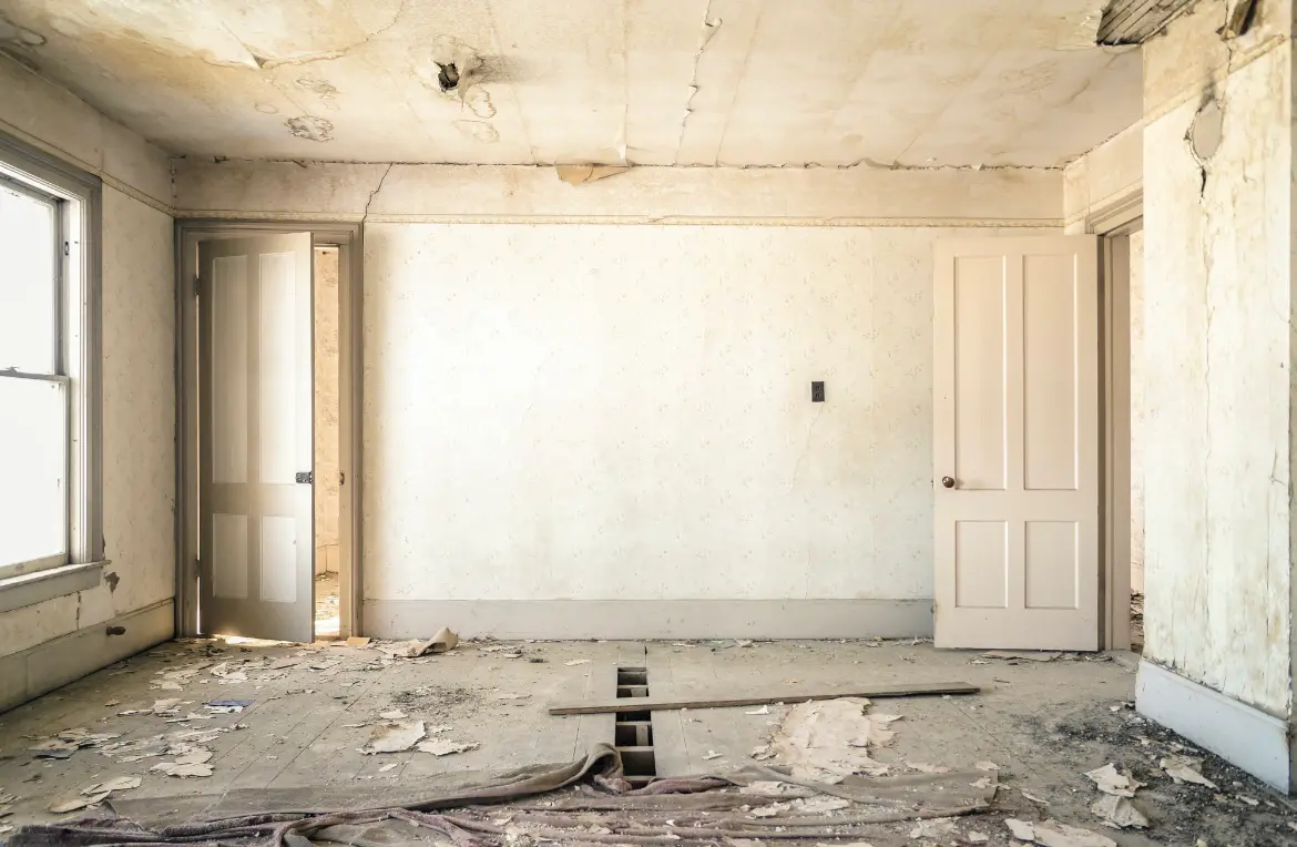 Waste disposal crew managing a cleanout project in Missoula